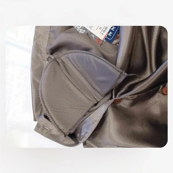 Addition Elle NET Long  Sleeve Metallic Top Size 16 - Picture 8 of 9